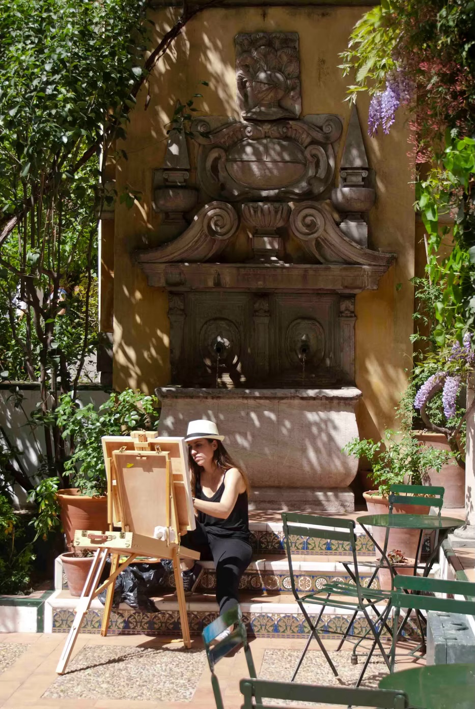 Pintando en el Museo Sorolla